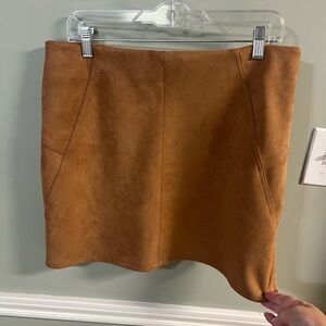 She & Sky brand faux leather skirt, size large